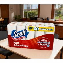 Scott Paper Towels, Choose-A-Sheet, 6 Double Rolls = 12 Regular Rolls (108 Sheets Per Roll) - trắng - Xem 11