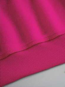 Mujer003-1 Sudadera de mujer  invierno sudadera de manga larga cómoda suave Gorra de capucha rosa con elegante dibujo de mariposa y flores en el espaldas, perfecta para el ocio al aire libre - Rosa Fucsia - Ver 5
