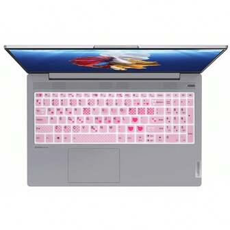 1PC Stylish Silicone Keyboard Cover | Compatible With Lenovo Series: Yoga 7i 15.6, 16" / V15 G4 (2024), G3, G2 / IdeaPad 1 1i, IdeaPad 5 5i 15.6, IdeaPad 3 3i 15.6, IdeaPad Flex 5, IdeaPad Slim 7 15.6 / ThinkBook 15 G4, G3, G2, 15p | English & Taiwanese US Layout Specialized | Soft Touch & Dual Protection (Dustproof + Anti-Spill) | Precisely Cut For Snug Fit – No Typing Interference, Easy To Install & Remove