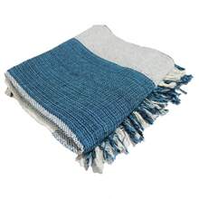 Giant Luxury Sofa Blanket 120x210 Protective Sofa Cover Type - 混合藍色與長方形原料 - 查看 12