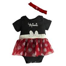 Disney Printed Multi-Garment Baby Outfit With Hat - Merah - View 2