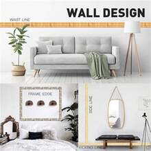 5 Pcs Self Adhesive Waistline Skirting Line Foam Sidebar Ceiling TV Background Wall Frame Anti-Collision Interior Corner Line , Edging Frame Lines Wall Base Ceiling Baseboard Crown Molding Peel And Stick  Wall Edging Foam Flexible Wallpaper Border For Home DIY Furniture Home Decor - 銀灰色 - 查看 2