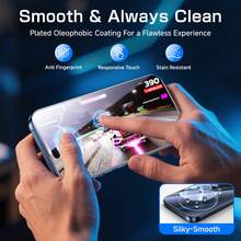 1 Pack Anti-Glare Screen Protector Compatible With Apple 17/16 Pro [6.3 Inch] | Military Grade 9H Full Edge Coverage Tempered Glass, AR Ultra-Clear, Easy Installation Kit, Compatible With Dynamic Island And Protective Case