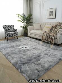 Living Room Rug Soft Fluffy Plush Carpet Bedroom Large Size Plush Rug Non-Slip High Pile Modern Indoor Carpet - Upgrade D35 Gray Long Hair - View 3