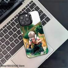 Funda de teléfono B-Bakugo  para 17, 16, 15, 14, 13, 12, 11, Pro, Plus, E compatible, cubierta negra mate a prueba de golpes - Z5 - Ver 8