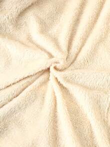 Jaqueta Térmica Forrada com Capuz e Cintura Franzida de Cor Sólida para Meninas Pré-Adolescentes, Casaco Casual de Zíper Único Peito, Outono/Inverno