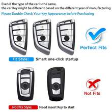 For BMW Key Fob Cover. Advanced Soft TPU Key Box Is Compatible With F30 F45 F55 G20 G30 X1 X3 X4 X5 X6 X7 3 5 6 7 8 M5 M6 GT Series Smart Key - 粉色 - 查看 2