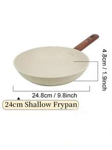 ABKOK 1/9pcs Non-Stick Aluminum Cookware Set - Frying Pan (Suitable For Gas/Induction Stove) - Lightweight, Even Heating, Kitchen Utensils For All Cooking Methods