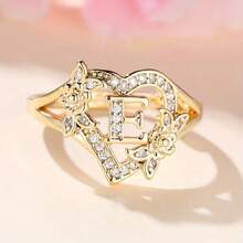[Boho Adjustable] ANGOL Adjustable Cuff Ring For Women| Golden-Tone| Adjustable| Wedding And Party| Boho Style - G - View 9