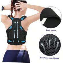 Cinturn De Espalda Correa De Postura Correa De Postura para Espalda De Postura Faja para Espalda Correas para La Espalda Enderezador De Espalda De - 48,50 x 35,00 x 5,00 cm - Ver 8