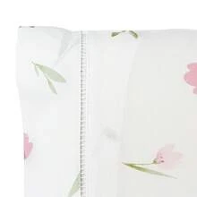 Premium Printed Fitted Sheet Set With Elastic + Pillowcases, 200 Thread Count, Single, Full, Queen And King Sizes, Hypoallergenic - Tulip Pink - View 2
