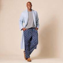 Essentials Men's Lightweight Waffle Bathrobe (Available In Big & Tall) - Lạc đà nhẹ - Xem 7