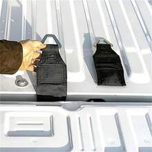 1Pc Bed Anchor Heavy-Duty Truck Bed Tie Down Straps With Ratchet System,Easy Install Black Strap With Metal Buckles & Lock For Pickup Trucks,Trailers,Truck Bed Cushion Accessories - -Theft Durable Truck & Trailer Cargo Strap,Tie Down Strap,Ratchet Strap,Truck Bed Accessories,Trailer Accessories,Truck Bed Anchor, Truck Bed Tie Down,Trailer Straps,Cargo Straps Heavy Duty,Truck Bed Straps, Heavy Duty Cargo Net,Car Tie Downs,Load Straps For Truck,Tailgate Tie Down,Trailer Tie Downs,Truck Tie Down Anchors - Black - View 5
