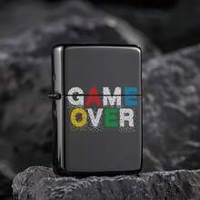 Classic Kerosene Lighter - Reliable Flame Output, Refillable Oil Chamber, Retro Aesthetic, Perfect Accessory For Camping, Hiking & Daily Use (Excluding Fuel) - màu đen - Xem 3