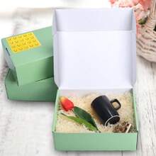 12x9x4 Inch Gift Shipping Boxes Bulk 20 Pack Green, Tab Lock Tuck Top Mailing Boxes For Packaging Small Business, Medium Cardboard Mailer Boxes For Wrapping Present,23941182 - 薄荷綠 - 查看 5