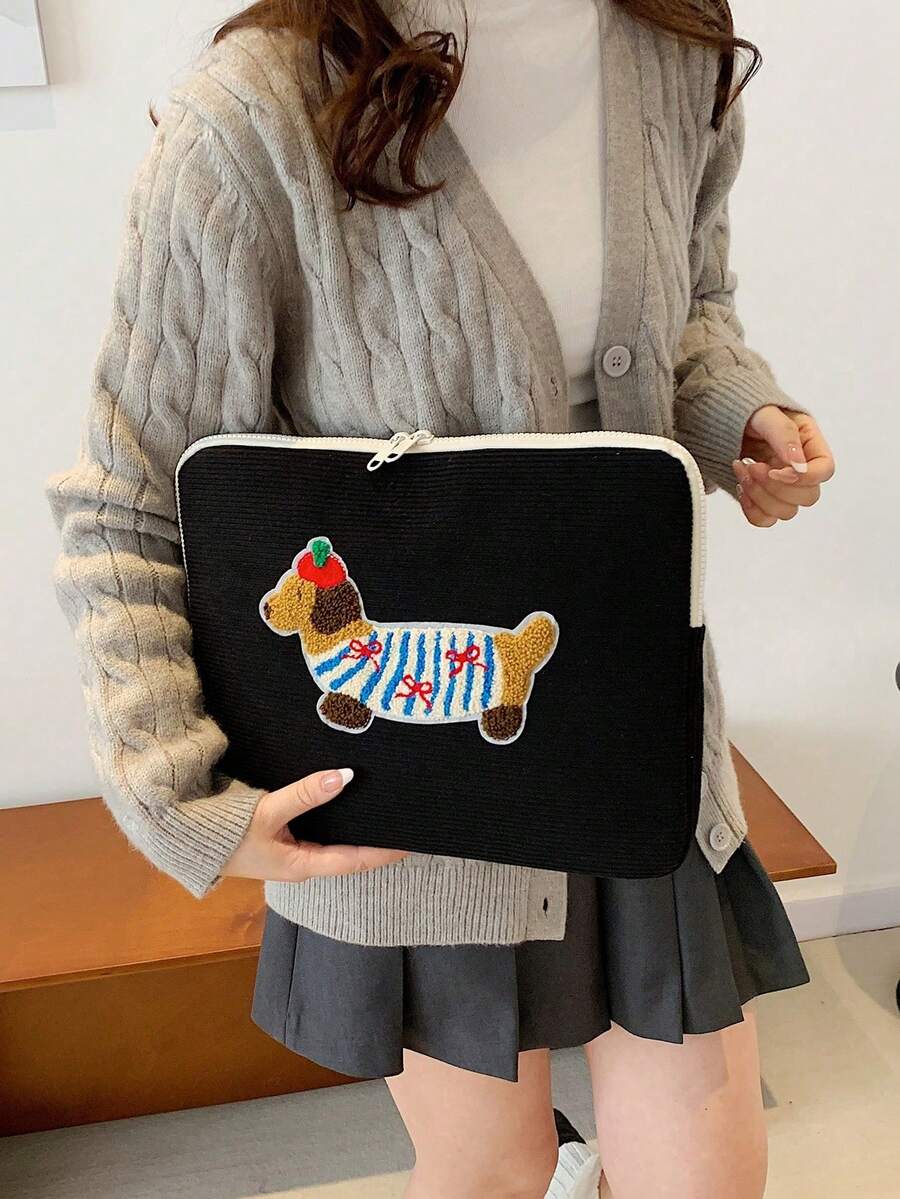 Túi đựng laptop/máy tính bảng 11"/14", tương thích với iPad, túi đựng laptop hình chó Dachshund, túi đựng tài liệu, bao đựng laptop, túi đựng laptop cho máy tính để bàn di động 11 13 14 15.3 15.6 inch, túi đựng máy tính bảng cho máy tính bảng 9-11 inch, tương thích với iPad Air 4 5 Pro 11 Mini 5 6, túi chống sốc, lớp lót bên trong laptop, túi bảo vệ laptop chống nước khi đi du lịch, túi đựng laptop nam. - Nhiều màu - Xem 1
