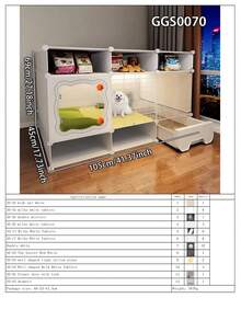 Small Dog Cage With Potty, Indoor Home Use Small Dog Villa, Small Pet Cage - Multicolor - View 19