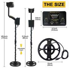 Detector de metales Treasure Hunter GT200 Detector profesional de hierro y oro subterráneo de alta sensibilidad IP68 resistente al agua con batería - GT200 - Ver 4