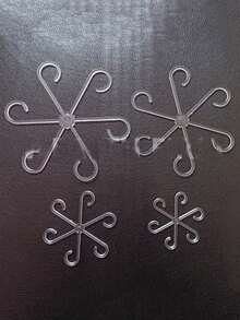 Bộ 4 kẹp đỡ cây: Kẹp thân cây chắc chắn, thích hợp cho cây leo - Chất liệu nhựa - Nhiều màu - Xem 8