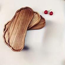 Rainbow Shaped Tray, Unique Tray Design, Multi-Purpose Serving Platter, Meat Board, Oval Wooden Plate, Serving Dish, Cheese Dinner Plate, Wholesale, For Desserts, Snacks, Bread, Fruits, Appetizers, Entryway Storage, Bathroom Storage, Elegant Beautiful Practical Plate