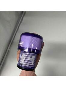 1pc V11 Vacuum Cleaner Replacement Filter, Suitable For V11 And V15 Cordless Vacuum Cleaner Replacement Filter - Compatible With SV14 Animal And V15 Detect Models (Not Compatible With V12 And V10 Filters) - Purple - View 10
