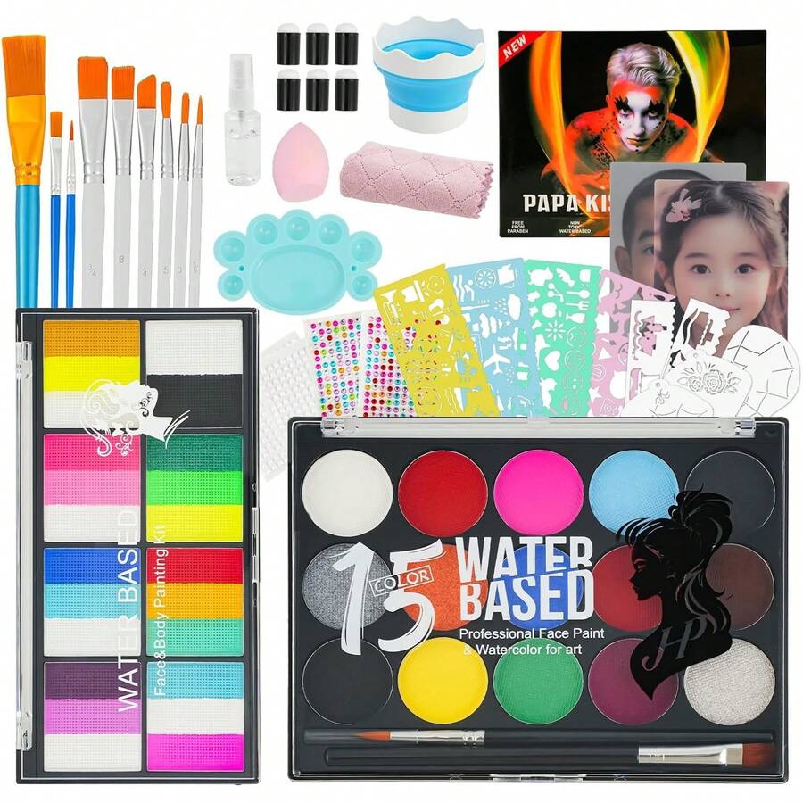 Pintura Facial Y Corporal, Pintura Facial A Base De Agua, | Cuotas sin interés