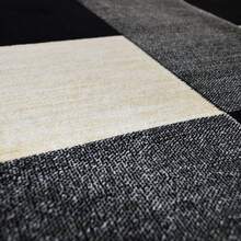 Capacho Marbella Nuance Miracle Dante Black 050x090 cm - Preto e Branco - Visão 3