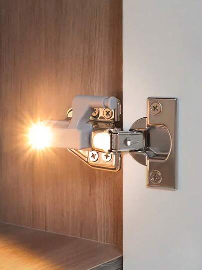 LED Novelty Hinged Lamp, Home Use, Daily, Bedroom, Room, Cabinet, Kitchen, Cupboard, Furniture Hardware, Warm Light, White Light, Easy Installation, Decorative Wardrobe Light