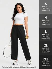 Tear Away Pants For Women Loose Side Full Open Sweatpants Pockets Breakaway Pant Post Surgery Adaptive Clothing - màu đen - Xem 6