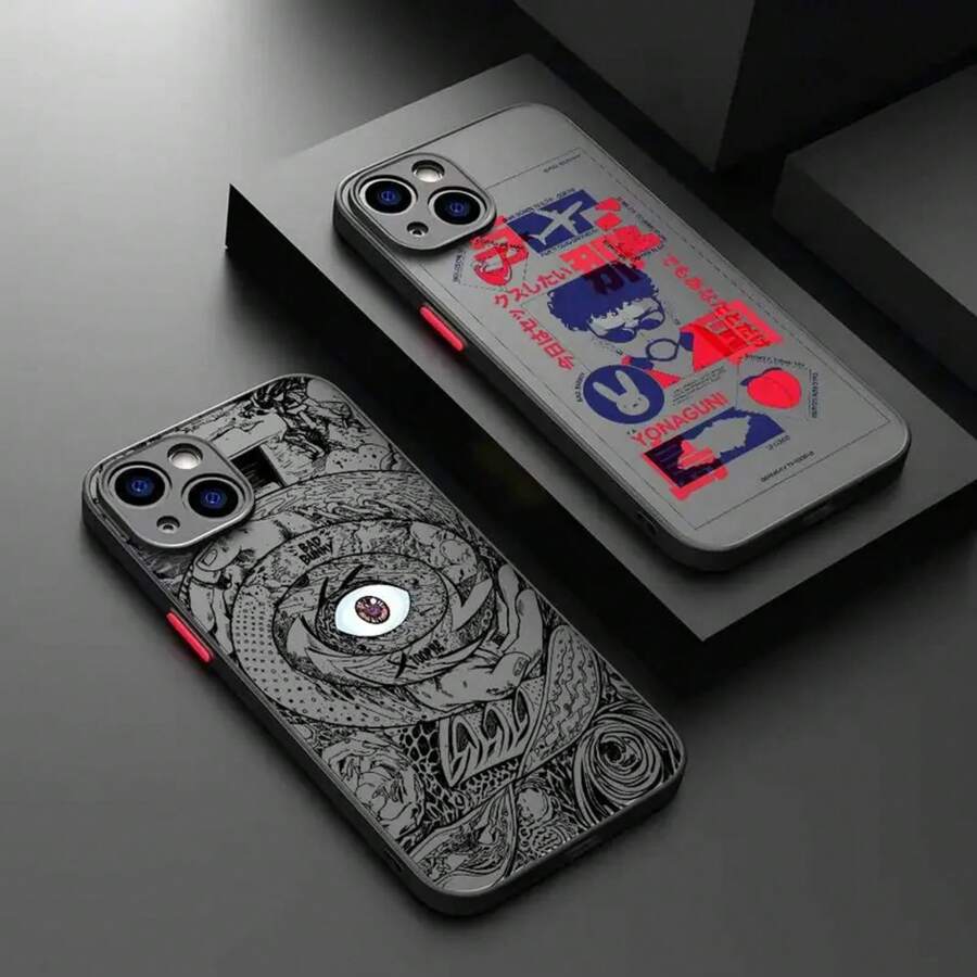 Funda de teléfono Bad Bunnys X100pre para 14 11 12 13 Mini Pro Max 8 7 Plus X XR XS MAX, cubierta mate translúcida, compatible con funda de 17, funda de 17 Pro, funda de 17 Pro Max - z5 - Ver 1