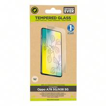 Muvit for change protector pantalla compatible con oppo a78 5g/a58 5g vidrio templado plano - Beis - Ver 1