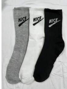 40双/30双/24双男女通用舒适运动袜，适合运动和训练，女士长袜，休闲和商务装，抗菌，柔软，黑白，防臭，吸湿排汗，柔软轻便，适合秋冬，20双/10双/8双/6双/4双/2双 - 彩色 - 查看 6