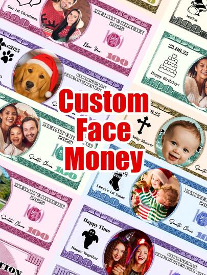 20/40/60/80/100 piezas, Dinero falso para aniversario de boda, Billete de dólar personalizado para boda, Tu cara en el dinero, Billete de 100 dólares personalizado, Dinero de juego para fiesta de compromiso, Billete de dólar con foto personalizada, Dinero falso con foto, Dinero de juego para despedida de soltero, Dinero de utilería, Amor eterno