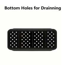 Aimall 4Compartments Stainless Steel Cutlery Holder Chopsticks Storage Organizer Bucket