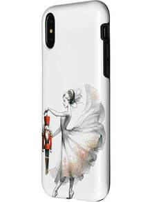 Christmas Ballerina Nutcracker Print Case For IPhone 142025.1 - IPhone X/XS - View 3