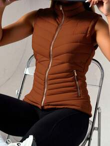 Women Coats - Camel - View 3