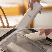 Compact White Travel Toothbrush Holder Case With Ventilation Hole, Portable Travel Toothbrush Cup With Cover, Storage Container For Trip Bathroom - 簡約灰色 - 查看 4