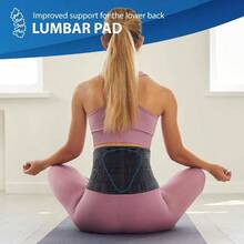 - u201CCinturn de soporte lumbar para hombres y mujeres, levantamiento de wok pesado, alivio del dolor de espalda, hernia de disco, sc - "Negro - Ver 9
