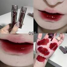 Adorable Bear Mirror Lip Glaze - Long-Lasting, Non-Fading, Hydrating Liquid Lipstick With Watery Texture - Luxurious Glossy Shine & Natural Look - All-Day Wear, Intense Color Payoff, Non-Sticky - Nhiều màu S870 - Xem 6