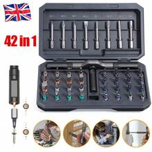 42 In 1 Magnetic Screwdriver Set DIY Ratchet Screwdriver Multi Bit Drive Set - As Shown In the Figure - View 1