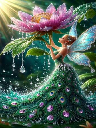 1件DIY 5D钻石画套件天鹅动物主题十字绣马赛克画家居墙面装饰节日礼物圣诞礼物无框多规格选择