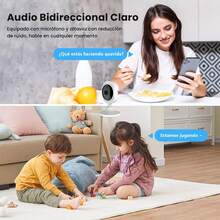 Mini C¡mara Wifi 2k Full Hd 3mp Detección Inteligente 256gb - Tipo de Enchufe A USA (110-127V) - Ver 7