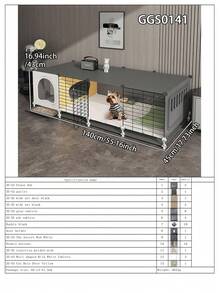 Small Pet Cage With Tray, Indoor Home Use Small Dog Villa House, Rabbit Cage For Small Animals - Multicolor - View 17