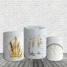 Decorative Panel And Cylinder Covers For Happy New Year Theme Parties With Elastic - Complete New Year Kit 024 - View 5