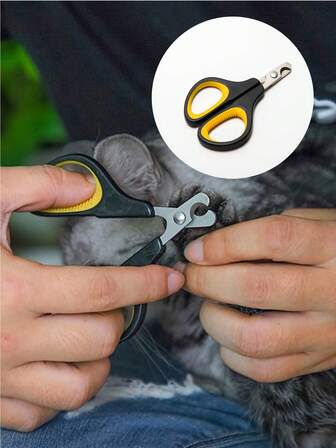 Tijeras de acero inoxidable para el cuidado de las uñas de las mascotas, cuidado de manicura para mascotas para mantener la salud y el recorte de las patas de las mascotas