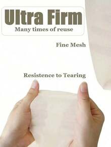 2pc Reusable Cheese Cloth Cheesecloth Bags Straining Nut Milk Bags Cold Brew Bags Tea Yogurt Coffee Strainers Bag - White - View 4