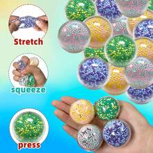 72 quả bóng bóp/gói, đồ chơi mochi mềm dẻo, bóng giảm căng thẳng số lượng lớn, bóng cảm giác nhỏ, bóng bóp giảm căng thẳng, đồ chơi giảm căng thẳng cho người lớn, phần thưởng trong lớp học, quà tặng tiệc tùng, quà sinh nhật, đồ nhét túi quà, quà Giáng sinh, nhiều kiểu dáng và màu sắc - bóng xốp - Xem 10