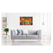 1PC Rains Rustle II By Canvas Wall Art Picture Print ,For Living Room, Apartment, Bedroom, Hotel, Studio, Bathroom, Etc,Framed ,Ready To Hang - 彩色 - 查看 2