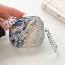 Apple Marble Pattern Case Compatible With AirPods Compatible With Airpods1/2 AirPods Pro