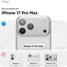 elago Funda Magnética de Silicona para iPhone 17 Pro MAX 6,9'' - Compatible con MagSafe, Silicona Líquida Premium, Funda Protectora, Antigolpes, Perfil Delgado (Azul Cielo) - rojo - Ver 4